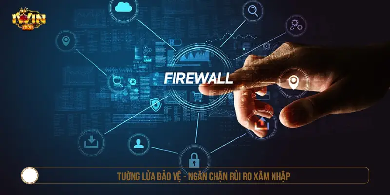 Chính Sách Bảo Mật IWIN Và Cam Kết An Toàn Dữ Liệu Tường lửa bảo vệ - Ngăn chặn rủi ro xâm nhập
