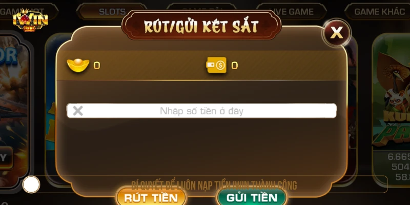 Bí quyết để luôn nạp tiền IWIN thành công