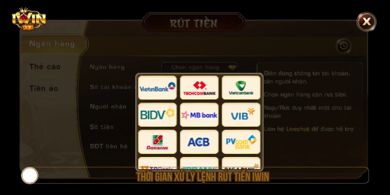 Chơi IWIN Bao Lâu Thì Rút Được Tiền? Điều Kiện Và Lưu Ý Thời gian xử lý lệnh rút tiền IWIN