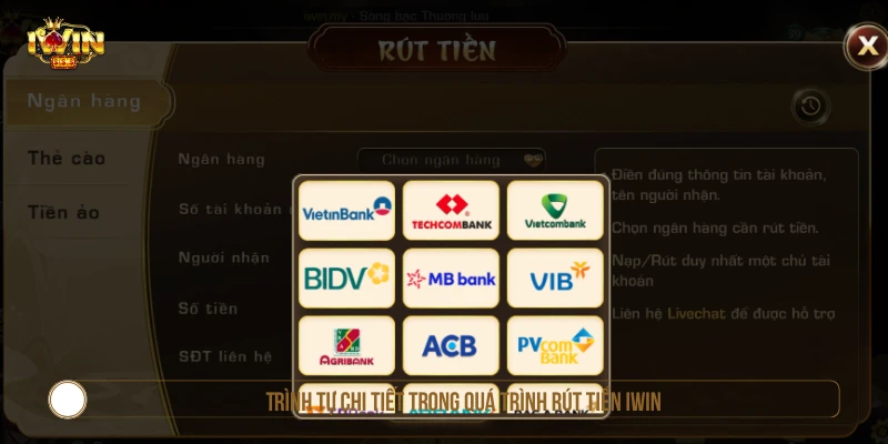 Quy Trình Rút Tiền IWIN Đổi Thưởng Siêu Tốc An Toàn Trình tự chi tiết trong quá trình rút tiền IWIN